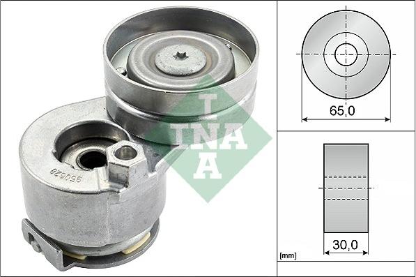 INA 534 0027 10 - Натяжитель, поликлиновый ремень www.autospares.lv