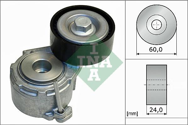 INA 534 0111 20 - Натяжитель, поликлиновый ремень www.autospares.lv