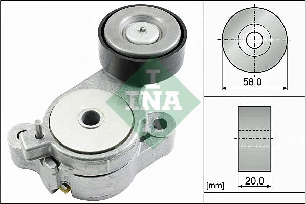 INA 534 0396 10 - Belt Tensioner, v-ribbed belt www.autospares.lv