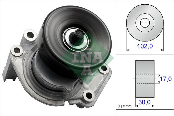 INA 534 0350 10 - Siksnas spriegotājs, Ķīļsiksna www.autospares.lv