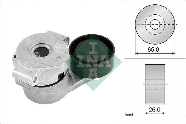 INA 534 0308 10 - Натяжитель, поликлиновый ремень www.autospares.lv