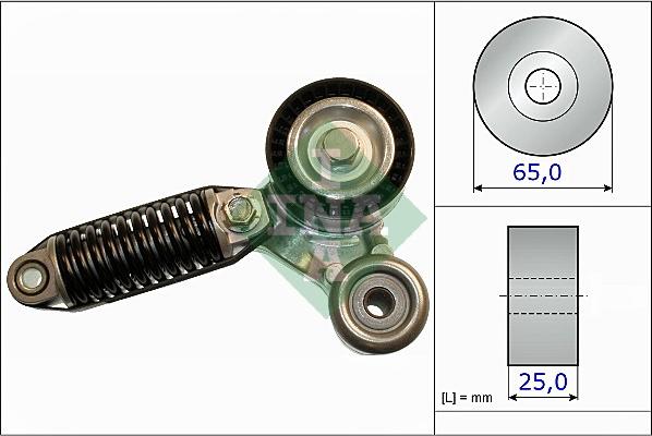 INA 534 0314 10 - Siksnas spriegotājs, Ķīļsiksna www.autospares.lv