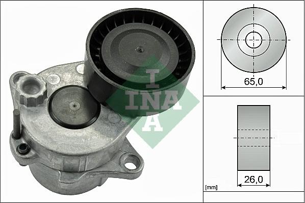 INA 534 0337 10 - Belt Tensioner, v-ribbed belt www.autospares.lv