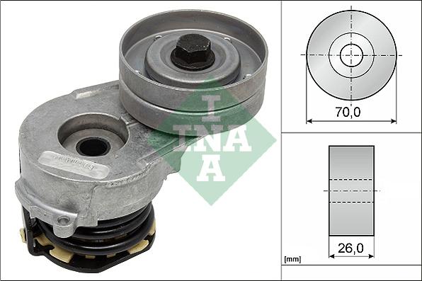 INA 534 0321 10 - Натяжитель, поликлиновый ремень www.autospares.lv