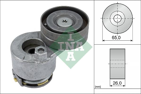 INA 534 0240 10 - Натяжитель, поликлиновый ремень www.autospares.lv