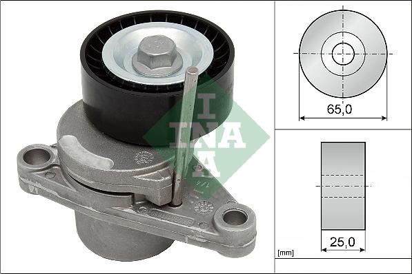 INA 534 0250 10 - Натяжитель, поликлиновый ремень www.autospares.lv