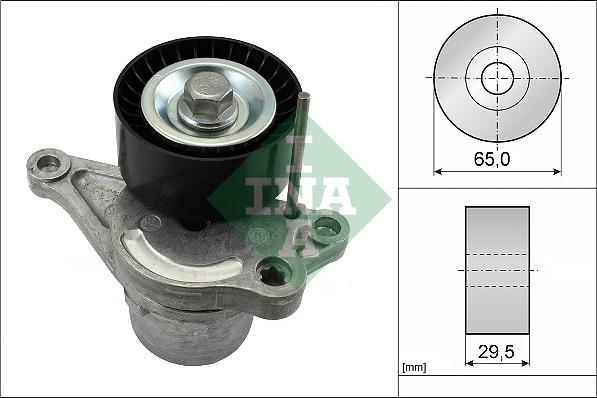 INA 534 0281 10 - Натяжитель, поликлиновый ремень www.autospares.lv