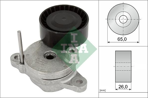 INA 534 0795 10 - Siksnas spriegotājs, Ķīļsiksna www.autospares.lv