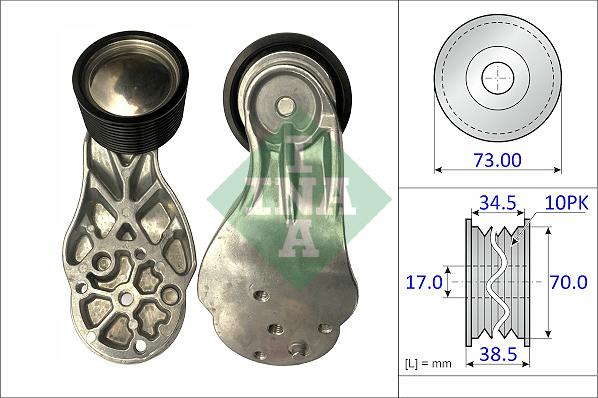 INA 534 0751 10 - Parazīt / Vadrullītis, Ķīļrievu siksna www.autospares.lv