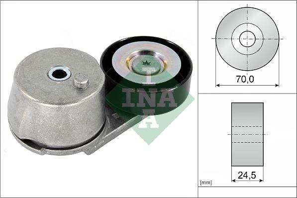 INA 534 0704 10 - Натяжитель, поликлиновый ремень www.autospares.lv