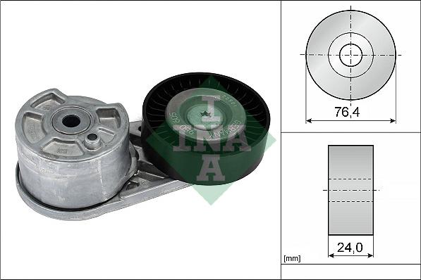 INA 534 0727 10 - Siksnas spriegotājs, Ķīļsiksna www.autospares.lv