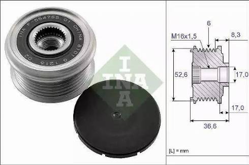 NTY ESA-NS-006 - Piedziņas skriemelis, Ģenerators autospares.lv