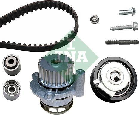 INA 530 0445 31 - Водяной насос + комплект зубчатого ремня ГРМ www.autospares.lv