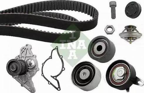 INA 530 0416 30 - Ūdenssūknis + Zobsiksnas komplekts www.autospares.lv