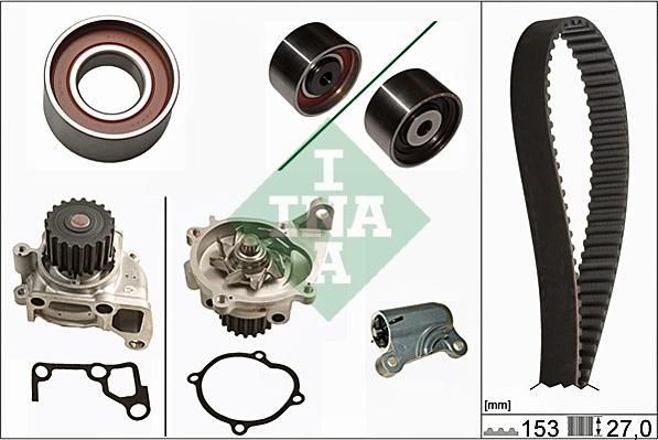 INA 530 0485 30 - Ūdenssūknis + Zobsiksnas komplekts www.autospares.lv