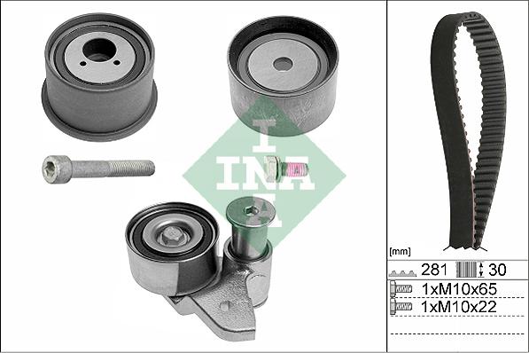 INA 530 0479 10 - Zobsiksnas komplekts www.autospares.lv