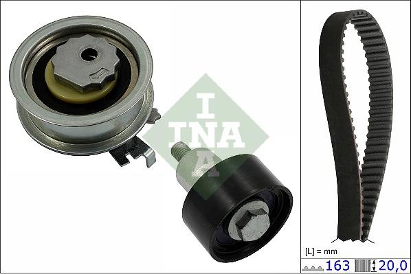 INA 530 0592 10 - Комплект зубчатого ремня ГРМ www.autospares.lv