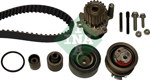 INA 530 0503 30 - Водяной насос + комплект зубчатого ремня ГРМ www.autospares.lv