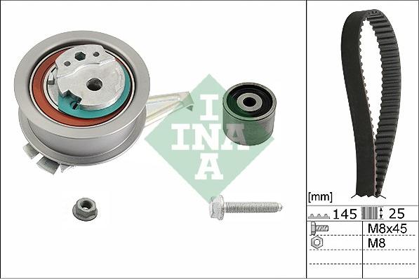 INA 530 0665 10 - Zobsiksnas komplekts autospares.lv