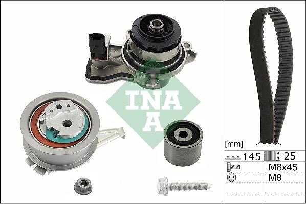 INA 530 0665 30 - Water Pump & Timing Belt Set www.autospares.lv