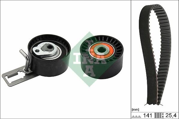 INA 530 0612 10 - Комплект зубчатого ремня ГРМ www.autospares.lv