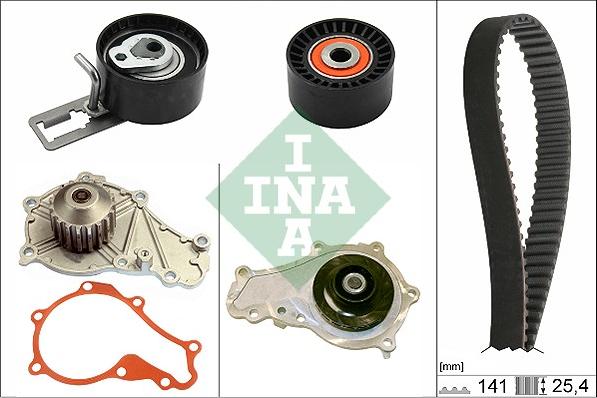 INA 530 0612 30 - Water Pump & Timing Belt Set www.autospares.lv