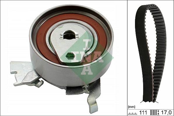 INA 530 0630 10 - Zobsiksnas komplekts www.autospares.lv