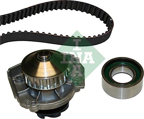 INA 530 0009 30 - Водяной насос + комплект зубчатого ремня ГРМ www.autospares.lv