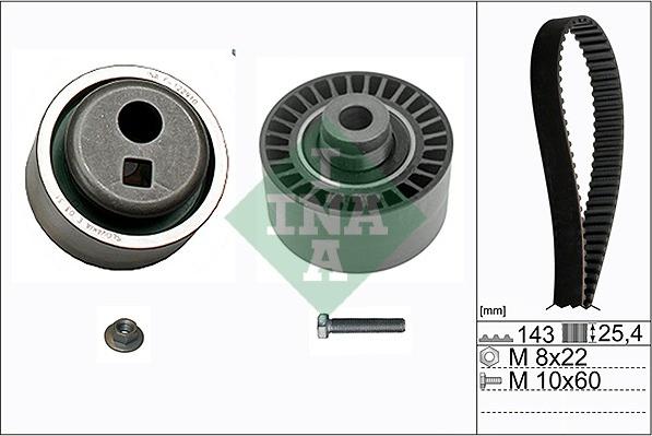 INA 530 0105 10 - Zobsiksnas komplekts www.autospares.lv