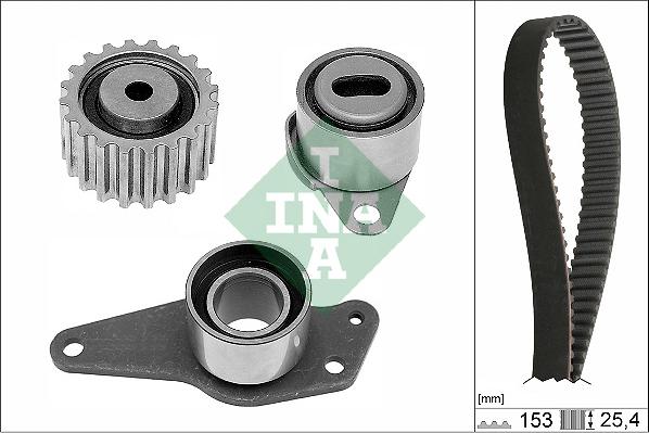 INA 530 0183 10 - Zobsiksnas komplekts www.autospares.lv