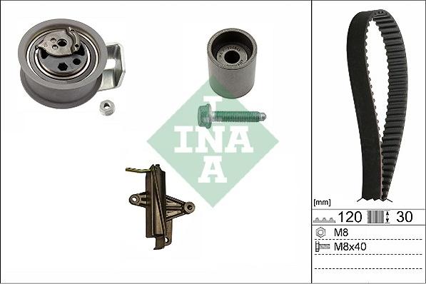 INA 530 0340 10 - Zobsiksnas komplekts www.autospares.lv