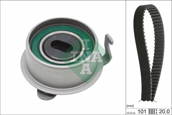 INA 530 0355 10 - Zobsiksnas komplekts www.autospares.lv