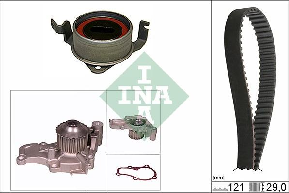 INA 530 0309 30 - Ūdenssūknis + Zobsiksnas komplekts www.autospares.lv