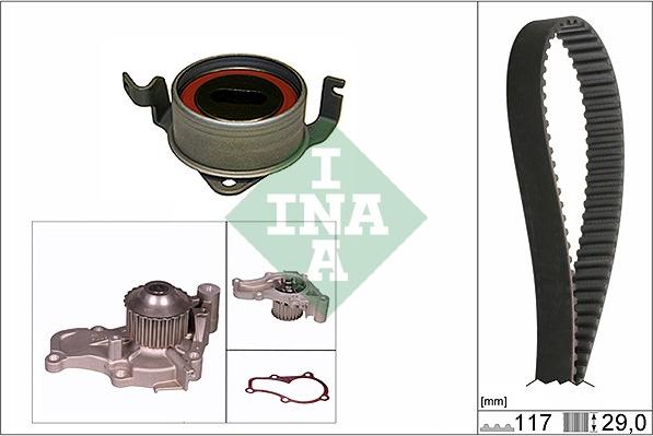 INA 530 0308 30 - Ūdenssūknis + Zobsiksnas komplekts www.autospares.lv