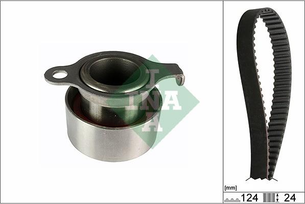 INA 530 0312 10 - Комплект зубчатого ремня ГРМ www.autospares.lv