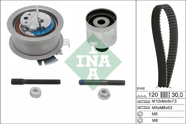 INA 530 0201 10 - Zobsiksnas komplekts autospares.lv