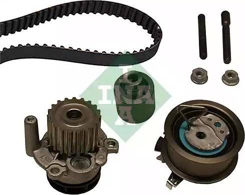 INA 530 0201 31 - Водяной насос + комплект зубчатого ремня ГРМ www.autospares.lv