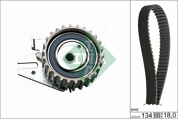 INA 530 0221 10 - Zobsiksnas komplekts www.autospares.lv