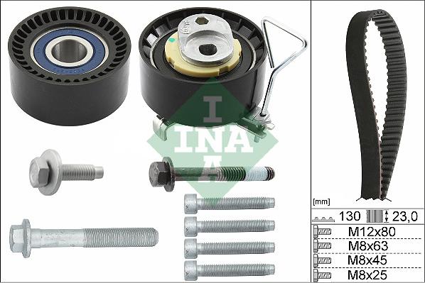 INA 530 0746 10 - Zobsiksnas komplekts www.autospares.lv