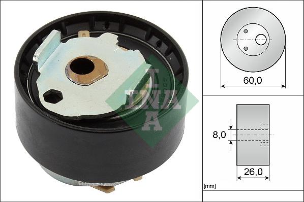 INA 531 0919 10 - Натяжной ролик, зубчатый ремень ГРМ www.autospares.lv