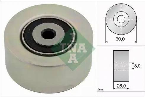 INA 531 0467 10 - Pulley, v-ribbed belt www.autospares.lv