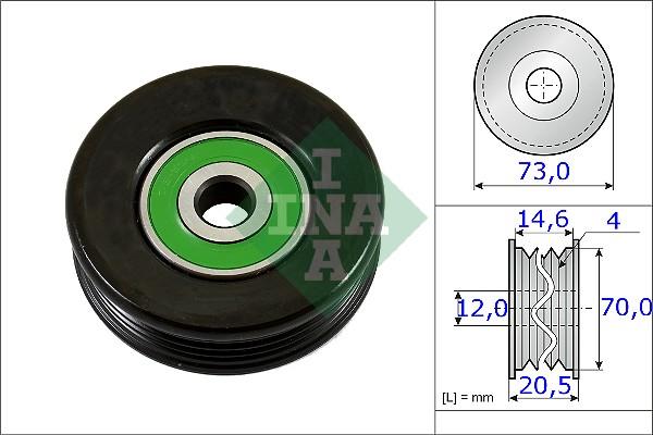 INA 531 0852 10 - Parazīt / Vadrullītis, Ķīļrievu siksna www.autospares.lv