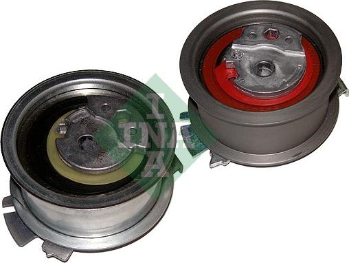 INA 531 0809 10 - Spriegotājrullītis, Gāzu sadales mehānisma piedziņas siksna www.autospares.lv