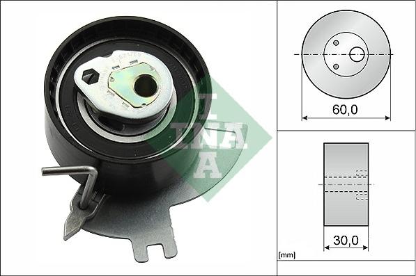 INA 531 0885 10 - Tensioner Pulley, timing belt www.autospares.lv