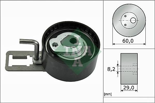 INA 531 0883 10 - Tensioner Pulley, timing belt www.autospares.lv