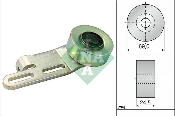 INA 531 0239 10 - Pulley, v-ribbed belt www.autospares.lv