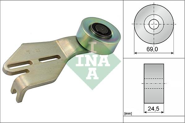 INA 531 0238 10 - Pulley, v-ribbed belt www.autospares.lv