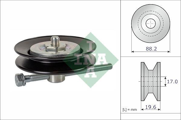 INA 531 1021 10 - Spriegotājrullītis, Ķīļsiksna www.autospares.lv