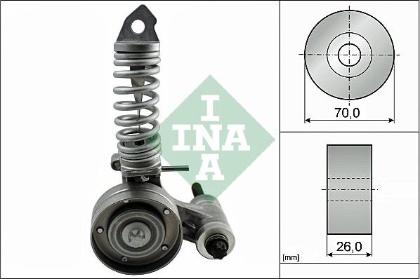 INA 533 0085 30 - Натяжитель, поликлиновый ремень www.autospares.lv