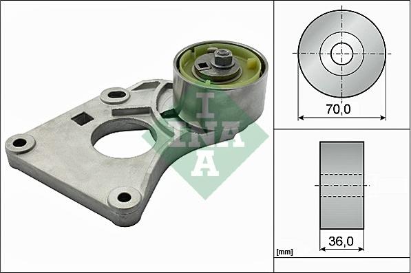 INA 533 0088 20 - Spriegotājsvira, Zobsiksna www.autospares.lv